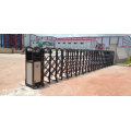 Hot Sale Automatic Retractable Trelliis Door Aluminum Gate for School, Factory